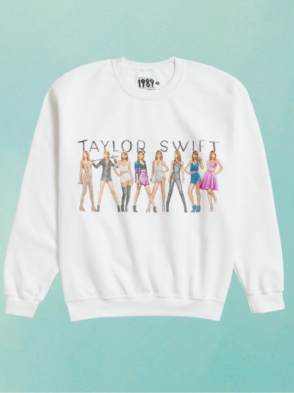Taylor Swift merch 1989 eras taylorโs version crewneck pullover sweatshirt